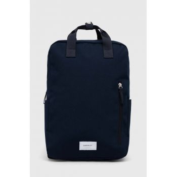 Sandqvist rucsac Knut culoarea bleumarin, mare, uni Sandqvist rucsac Knut culoarea bleumarin, mare, uni