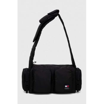 Tommy Jeans geantă culoarea negru AM0AM11946 ieftina