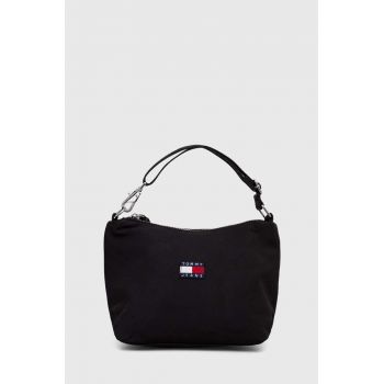 Tommy Jeans poșetă culoarea negru AW0AW15823