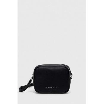 Tommy Jeans poșetă culoarea negru AW0AW15828