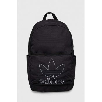 adidas Originals rucsac culoarea negru, mic, cu imprimeu IT7602