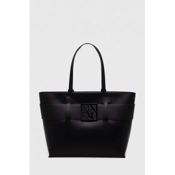 Armani Exchange poseta culoarea negru