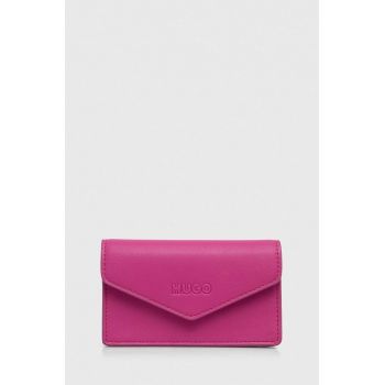HUGO portofel femei, culoarea roz