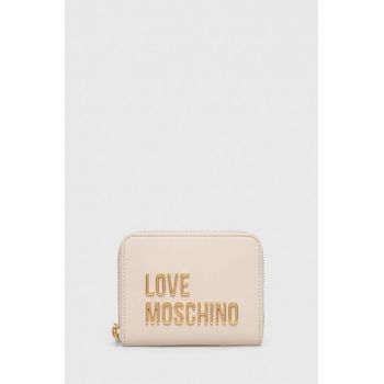 Love Moschino portofel femei, culoarea bej