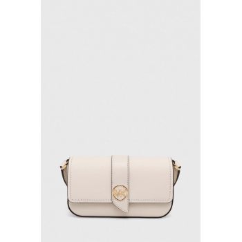 MICHAEL Michael Kors poseta de piele culoarea negru