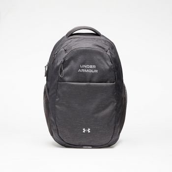Under Armour Hustle Signature Backpack Jet Gray/ Jet Gray/ Metallic Silver
