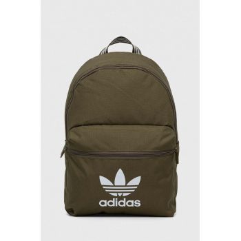 adidas Originals rucsac culoarea verde, mare, cu imprimeu IS4361