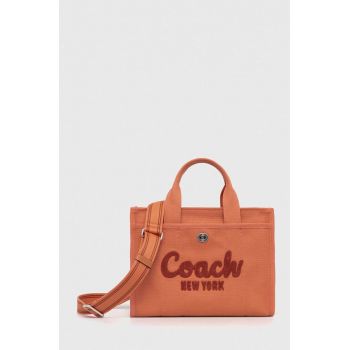 Coach poseta culoarea roz