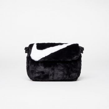 Nike Sportswear Futura 365 Faux Fur Crossbody Black/ Black/ White