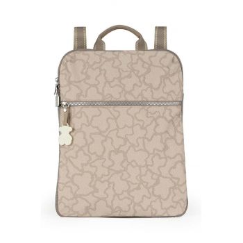 Tous rucsac femei, culoarea bej, mare, cu model 2001038148