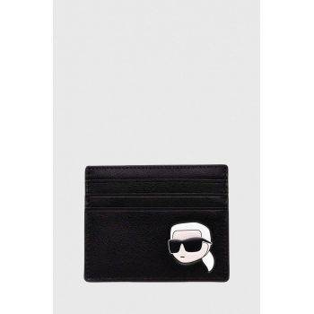 Karl Lagerfeld carcasa din piele culoarea negru