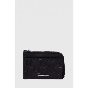 Karl Lagerfeld portofel de piele culoarea negru