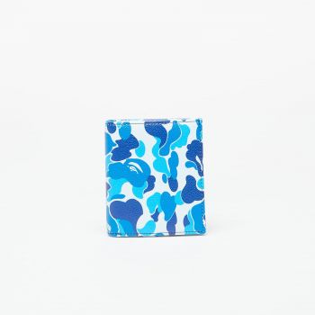 A BATHING APE ABC Camo Mini Wallet Blue