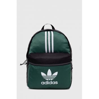 adidas Originals rucsac culoarea verde, mare, cu imprimeu IS4560