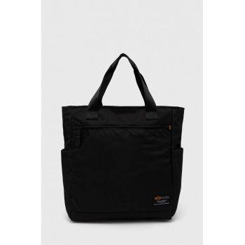 Alpha Industries rucsac culoarea negru, mare, neted