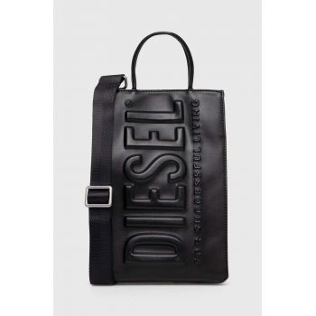 Diesel borseta culoarea negru