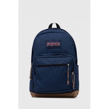 Jansport rucsac culoarea albastru marin, mare, modelator