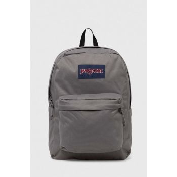 Jansport rucsac culoarea gri, mare, cu imprimeu ieftin