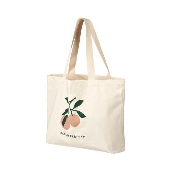 Liewood geanta de bumbac Big Totebag culoarea portocaliu