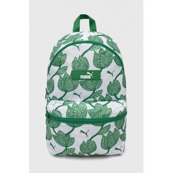 Puma rucsac femei, culoarea verde, mic, cu model 79855 ieftin