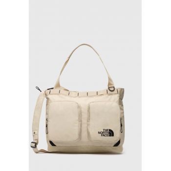 The North Face geantă Base Camp Voyager Tote culoarea bej, NF0A81BM4D51 de firma originala