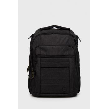 Caterpillar Rucsac culoarea negru, mare, material neted