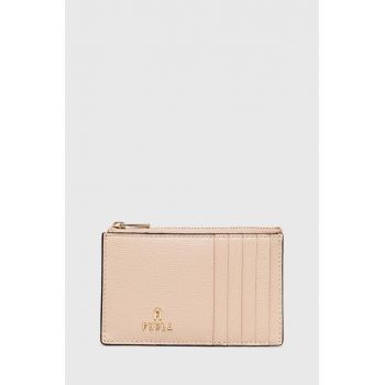Furla carcasa din piele femei, culoarea bej