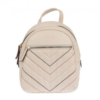 Lamonza Rucsac de Dama Elsa 20x11x25 cm Beige ieftin