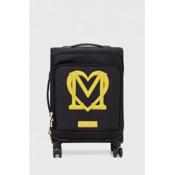 Love Moschino valiza culoarea negru la reducere