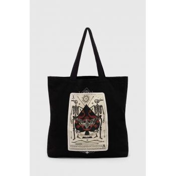 Medicine geanta de bumbac culoarea negru
