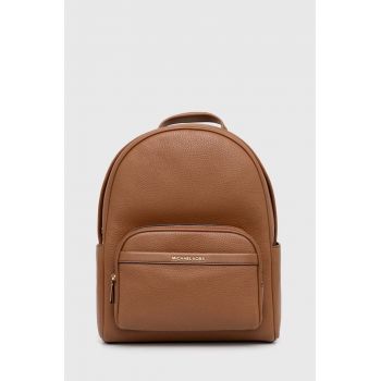 MICHAEL Michael Kors ghiozdan de piele femei, culoarea maro, mic, neted