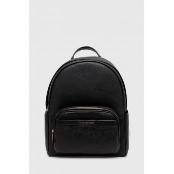 MICHAEL Michael Kors ghiozdan de piele femei, culoarea negru, mic, neted