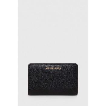 MICHAEL Michael Kors portofel de piele femei, culoarea negru