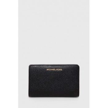 MICHAEL Michael Kors portofel de piele femei, culoarea negru