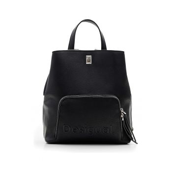 Rucsac de piele ecologica cu logo in relief