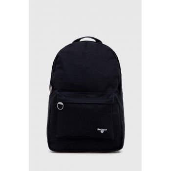 Barbour rucsac din bumbac culoarea albastru marin, mare, neted ieftin