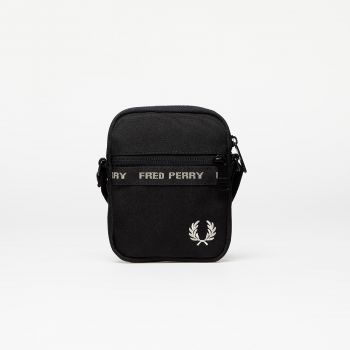 FRED PERRY Fp Taped Side Bag Black/ Warm Grey de firma originala