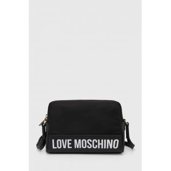 Love Moschino poseta culoarea negru ieftina