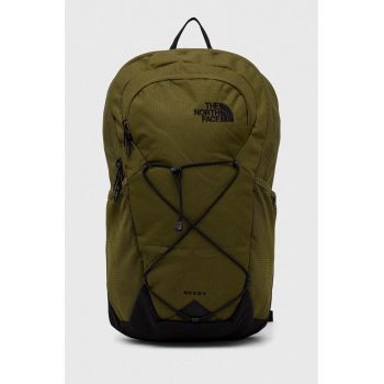 The North Face rucsac culoarea verde, mare, neted ieftin