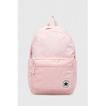 Converse rucsac culoarea roz, mare, cu imprimeu ieftin