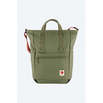 Fjallraven rucsac High Coast Totepack culoarea verde, mare, uni F23783