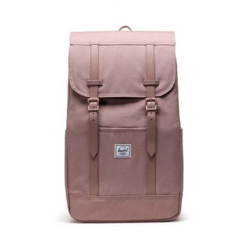 Herschel rucsac Retreat Backpack culoarea roz, mare, neted