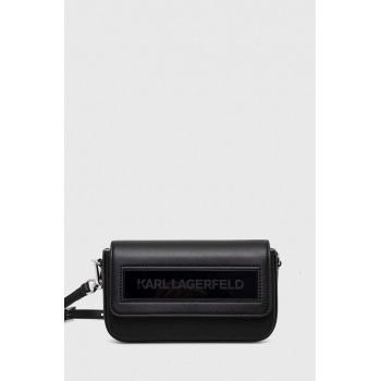 Karl Lagerfeld poseta culoarea negru