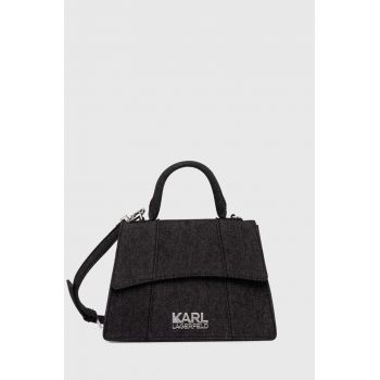 Karl Lagerfeld poseta culoarea negru de firma originala