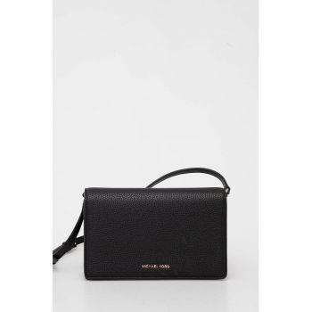 MICHAEL Michael Kors poseta de piele culoarea negru