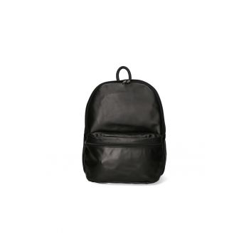 Rucsac unisex din piele cu buzunar exterior