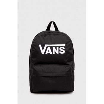 Vans rucsac culoarea negru, mare, neted