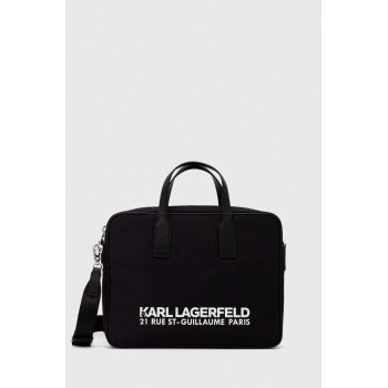 Karl Lagerfeld geanta culoarea negru ieftina