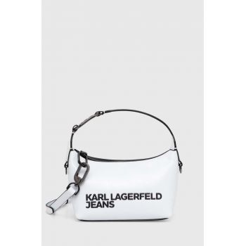 Karl Lagerfeld Jeans poseta culoarea alb ieftina