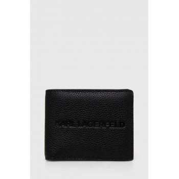 Karl Lagerfeld portofel barbati, culoarea negru